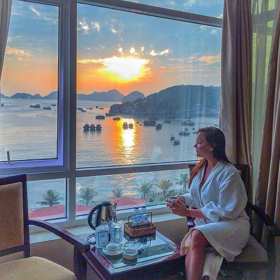 Sea Pearl Cat Ba Hotel Dong Khe Sau Eksteriør bilde